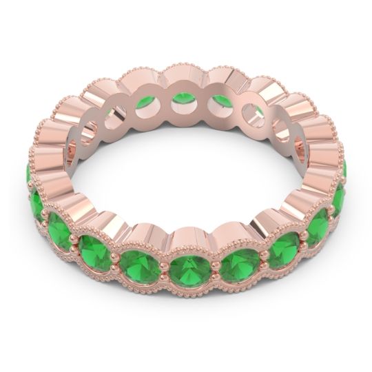 Eternity Milgrain Pave Gutika Band