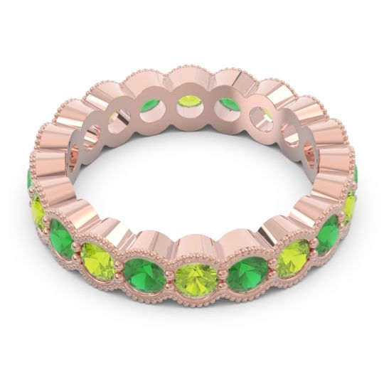 Eternity Milgrain Pave Gutika Band