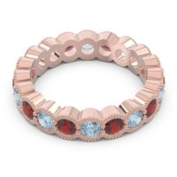 Eternity Milgrain Pave Gutika Band