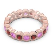Eternity Milgrain Pave Gutika Band