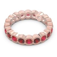 Eternity Milgrain Pave Gutika Band