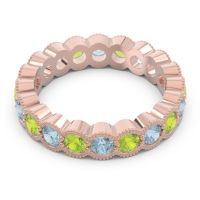 Eternity Milgrain Pave Gutika Band