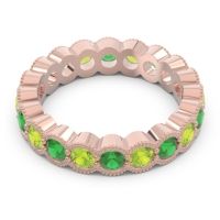 Eternity Milgrain Pave Gutika Band