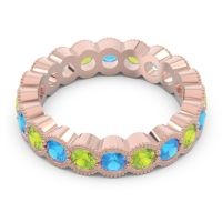 Eternity Milgrain Pave Gutika Band