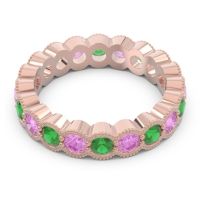 Eternity Milgrain Pave Gutika Band