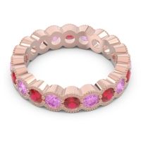 Eternity Milgrain Pave Gutika Band