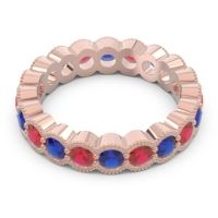 Eternity Milgrain Pave Gutika Band