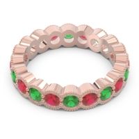 Eternity Milgrain Pave Gutika Band