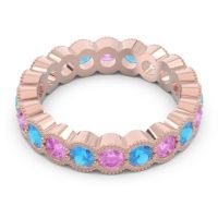 Eternity Milgrain Pave Gutika Band