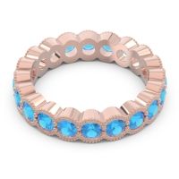 Eternity Milgrain Pave Gutika Band