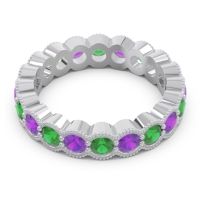 Eternity Milgrain Pave Gutika Band