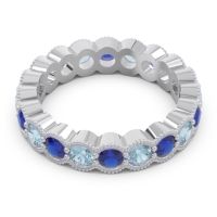 Eternity Milgrain Pave Gutika Band