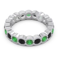 Eternity Milgrain Pave Gutika Band