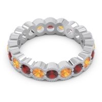 Eternity Milgrain Pave Gutika Band