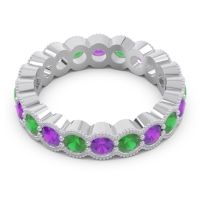 Eternity Milgrain Pave Gutika Band