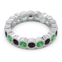Eternity Milgrain Pave Gutika Band