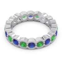Eternity Milgrain Pave Gutika Band