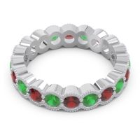Eternity Milgrain Pave Gutika Band
