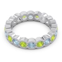 Eternity Milgrain Pave Gutika Band