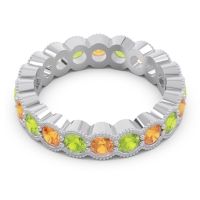 Eternity Milgrain Pave Gutika Band