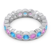 Eternity Milgrain Pave Gutika Band