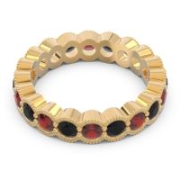 Eternity Milgrain Pave Gutika Band