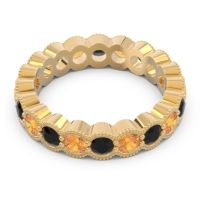 Eternity Milgrain Pave Gutika Band