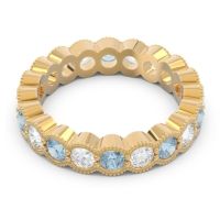 Eternity Milgrain Pave Gutika Band
