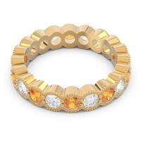 Eternity Milgrain Pave Gutika Band