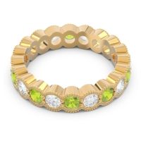 Eternity Milgrain Pave Gutika Band