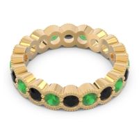 Eternity Milgrain Pave Gutika Band