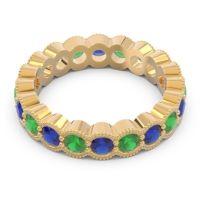 Eternity Milgrain Pave Gutika Band