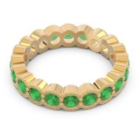 Eternity Milgrain Pave Gutika Band