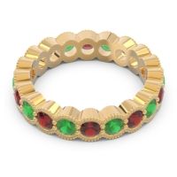 Eternity Milgrain Pave Gutika Band