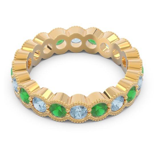 Eternity Milgrain Pave Gutika Band