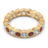 Eternity Milgrain Pave Gutika Band