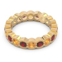 Eternity Milgrain Pave Gutika Band