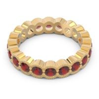 Eternity Milgrain Pave Gutika Band