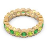 Eternity Milgrain Pave Gutika Band
