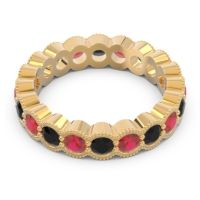 Eternity Milgrain Pave Gutika Band