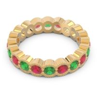 Eternity Milgrain Pave Gutika Band