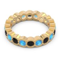 Eternity Milgrain Pave Gutika Band