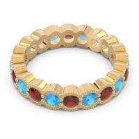 Eternity Milgrain Pave Gutika Band