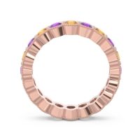 Eternity Milgrain Pave Gutika Band