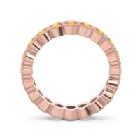 Eternity Milgrain Pave Gutika Band