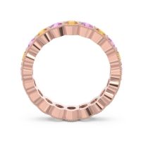 Eternity Milgrain Pave Gutika Band