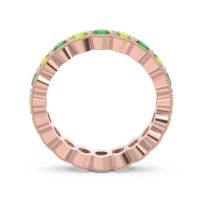 Eternity Milgrain Pave Gutika Band