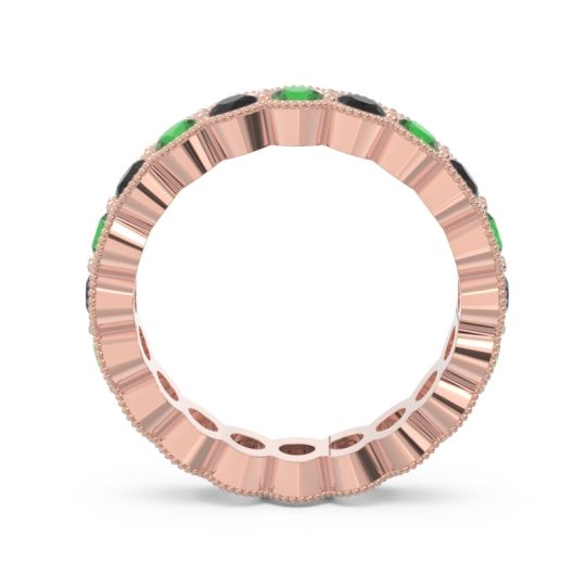 Eternity Milgrain Pave Gutika Band