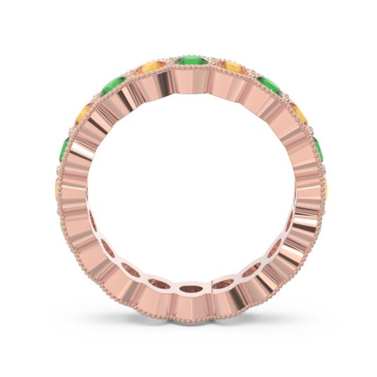 Eternity Milgrain Pave Gutika Band