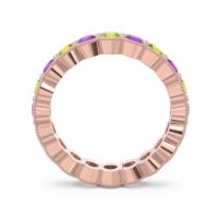 Eternity Milgrain Pave Gutika Band